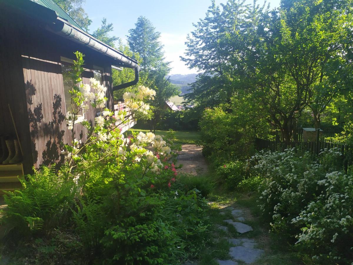 Chata Na Poskle U Lesa S Vyhledem Hutisko Bagian luar foto